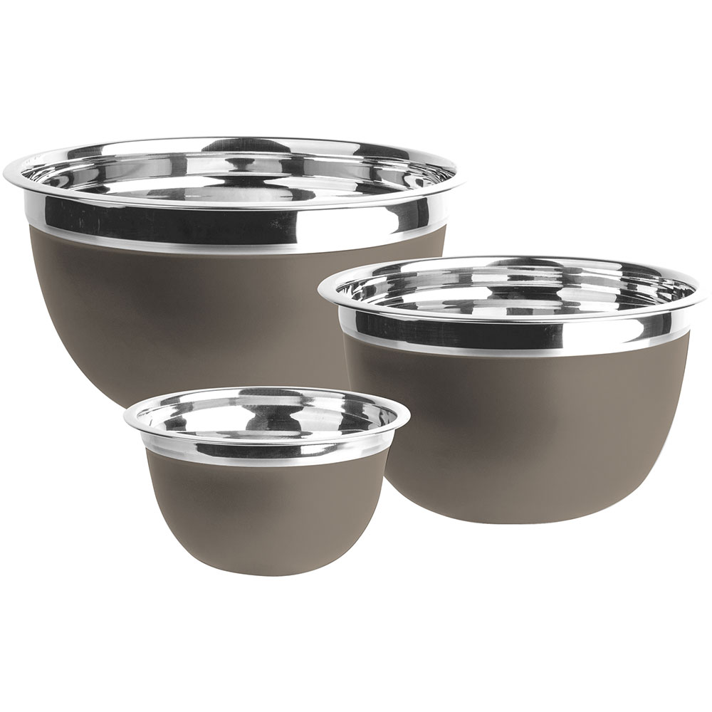 Set boluri BERGNER Bakeware Lovers BGEU-5494, 3 piese, inox, maro