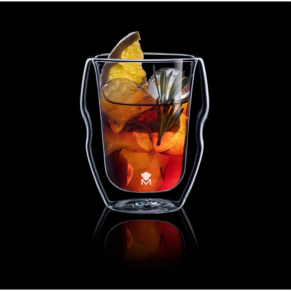 Set pahare MASTERPRO Foodies Mixology BGMP-20203, 2 piese, 380ml, sticla