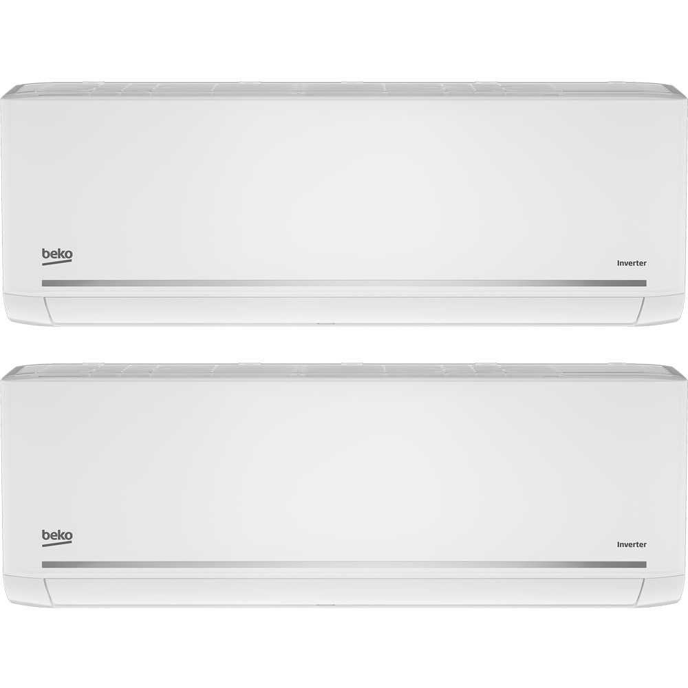 Sistem aer conditionat pentru 2 incaperi BEKO BGMPO1419BTUX2, 9000/9000 BTU, A++/A+, Unitatea externa 14000 BTU, WI-Fi, alb