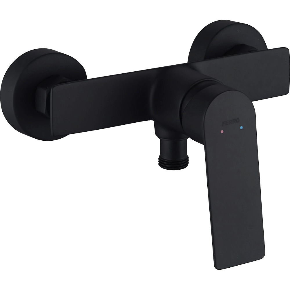 Baterie dus FERRO Magra BGR7BL, alama sanitara, negru