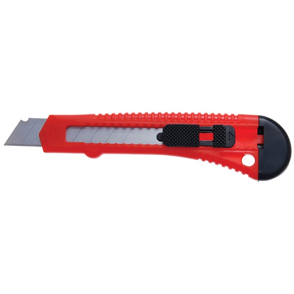 Cutter cu lama fractionabila BGS 7970, latime 18 mm, rosu