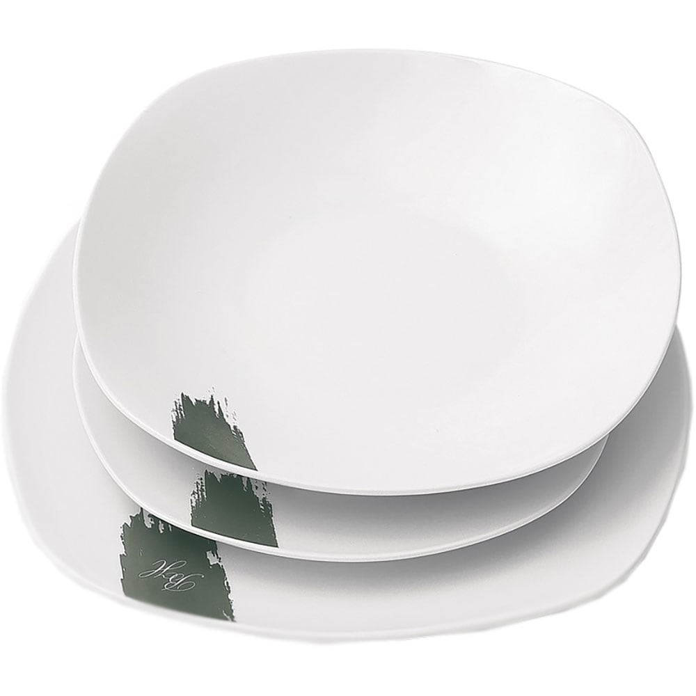 Set de masa BERLINGER HAUS BH/10205, 18 piese, portelan, alb