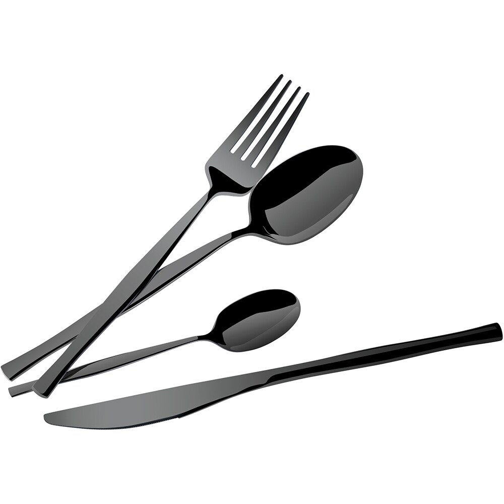 Set tacamuri BERLINGER HAUS BH/3066, 24 piese, inox, negru