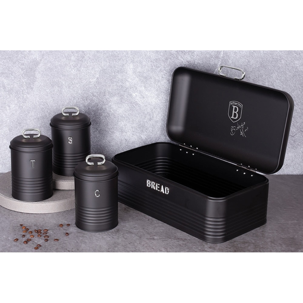  Set depozitare BERLINGER HAUS BH/6754: Cutie de paine + Recipient, 3 bucati
