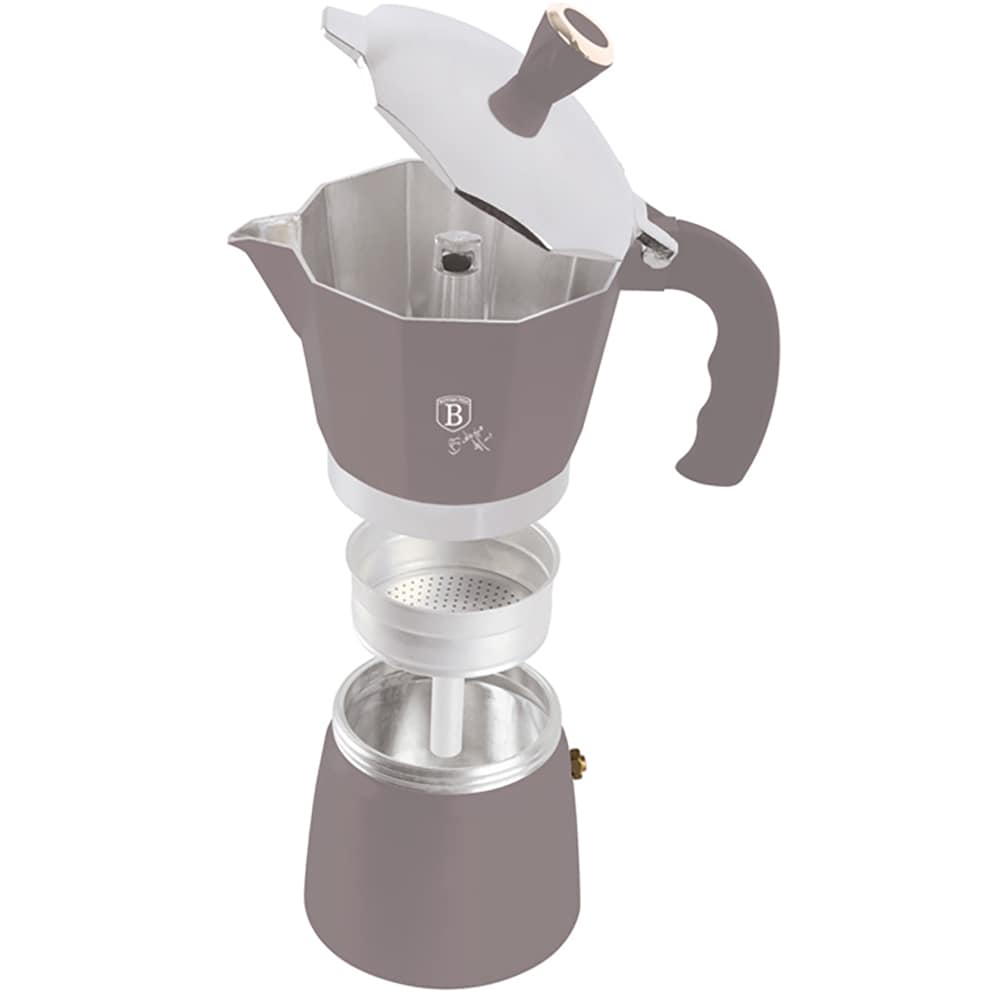 Espressor aragaz BERLINGER HAUS Taupe BH/8570, 9 cesti, 450ml, gri