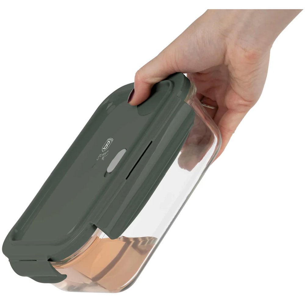Set caserole BERLINGER HAUS BH/8791, 3 piese, 0.57 - 1.18l, sticla, transparent