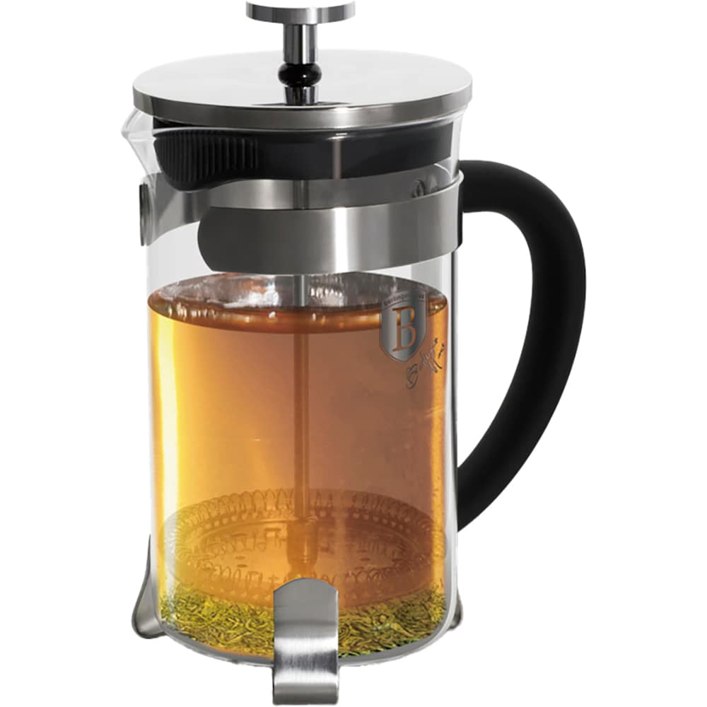 Infuzor ceai BERLINGER HAUS BH1788, 0.8l, sticla/otel inoxidabil, transparent