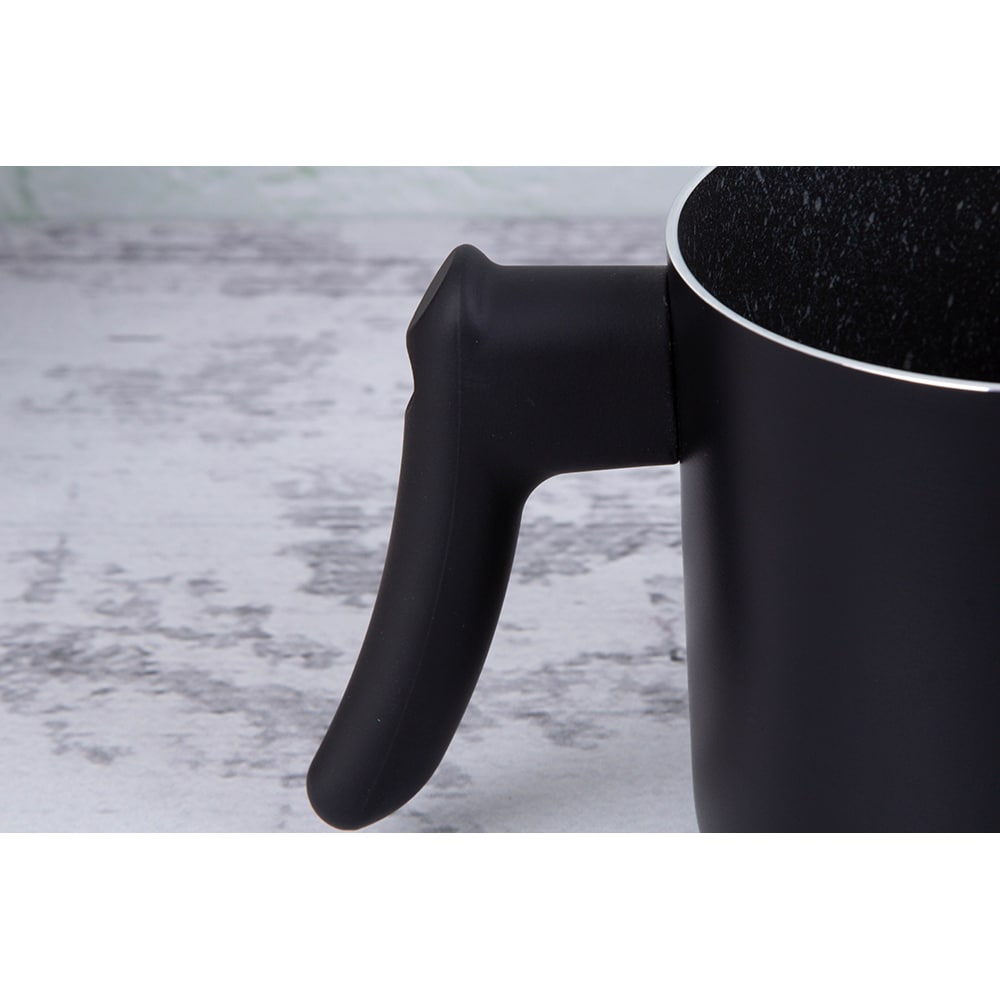 Ibric BERLINGER HAUS BH6138, 1.2l, 12 cm, aluminiu, negru