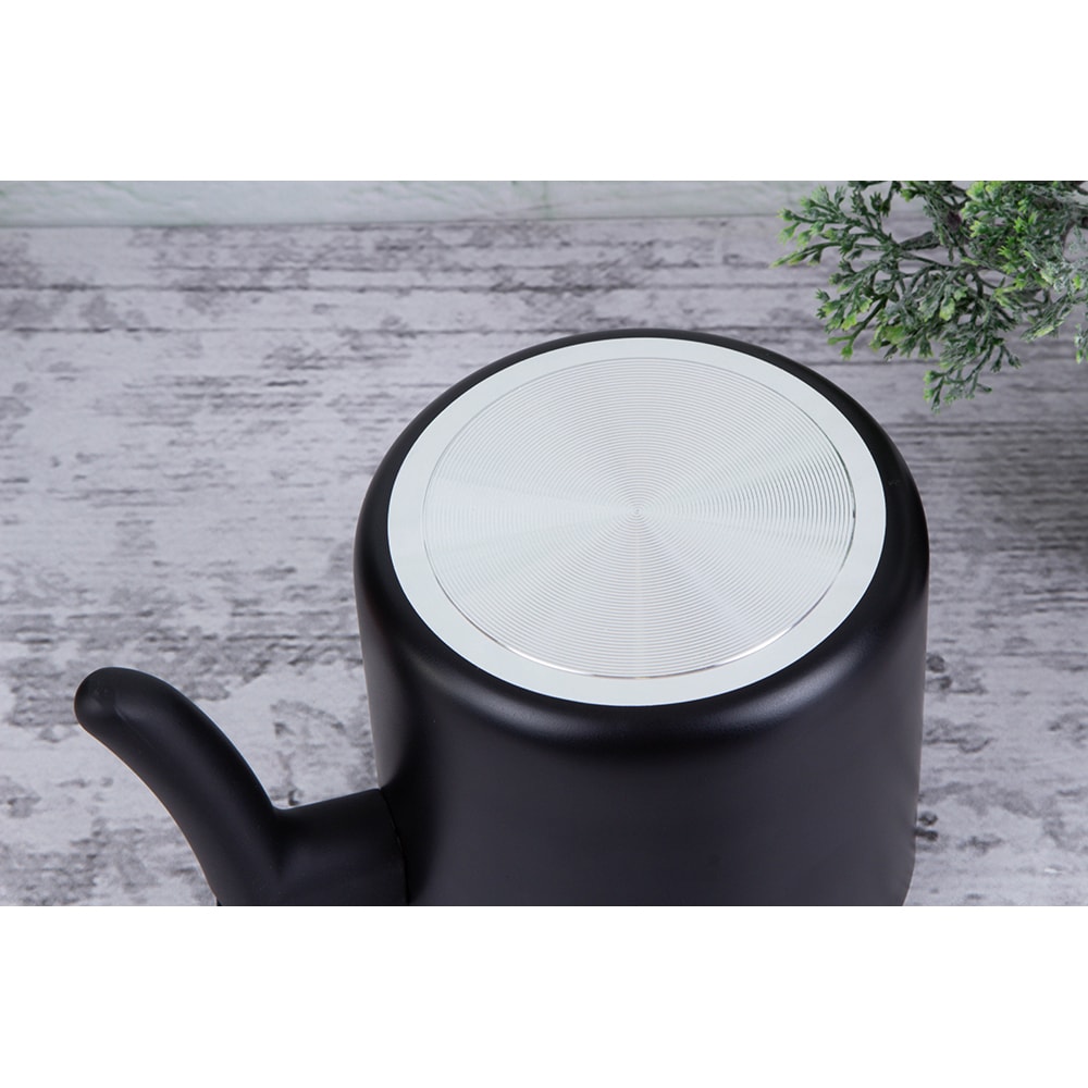 Ibric BERLINGER HAUS BH6138, 1.2l, 12 cm, aluminiu, negru