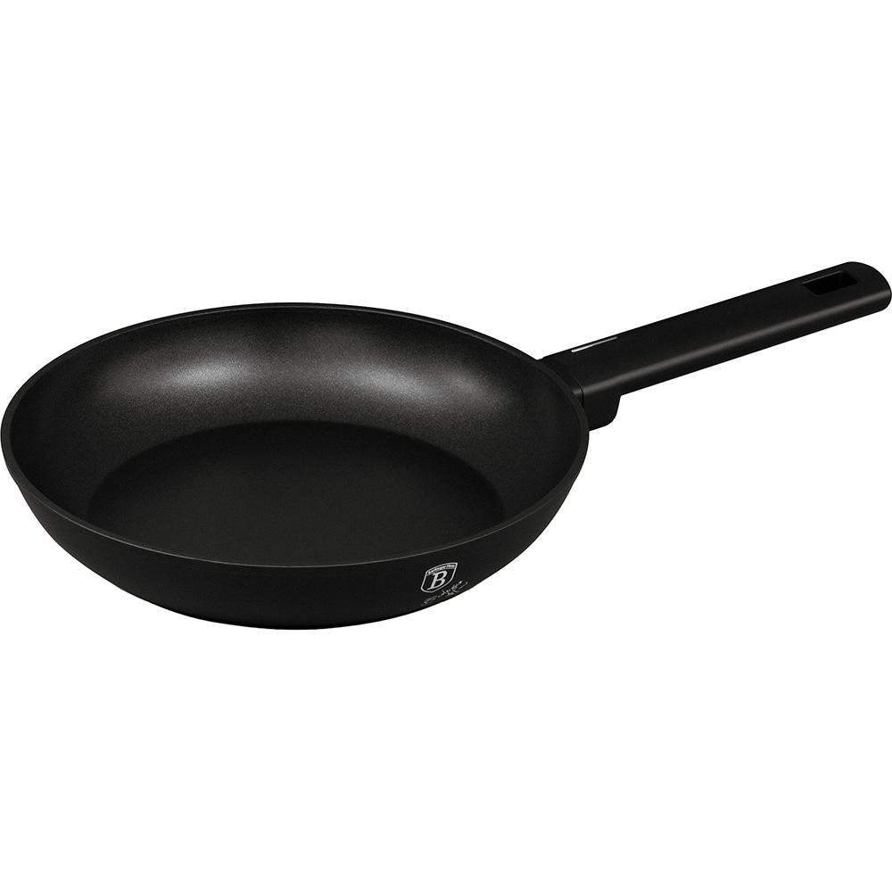 Tigaie BERLINGER HAUS BH8170 Matte Black Collection, 24cm, aluminiu, negru