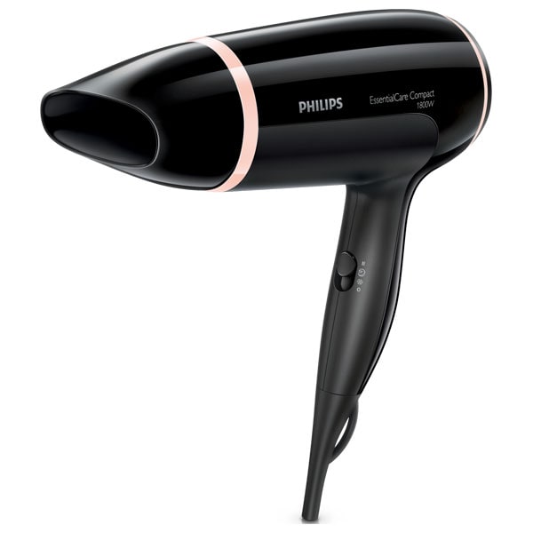 Uscator de par PHILIPS BHD004/00, 1800W, 3 viteze, 3 trepte temperatura, Thermoprotect, negru