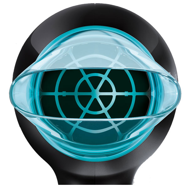 Uscator de par PHILIPS BHD007/00, 1800W, 3 viteze, 3 trepte temperatura, ThermoProtect, negru-albastru