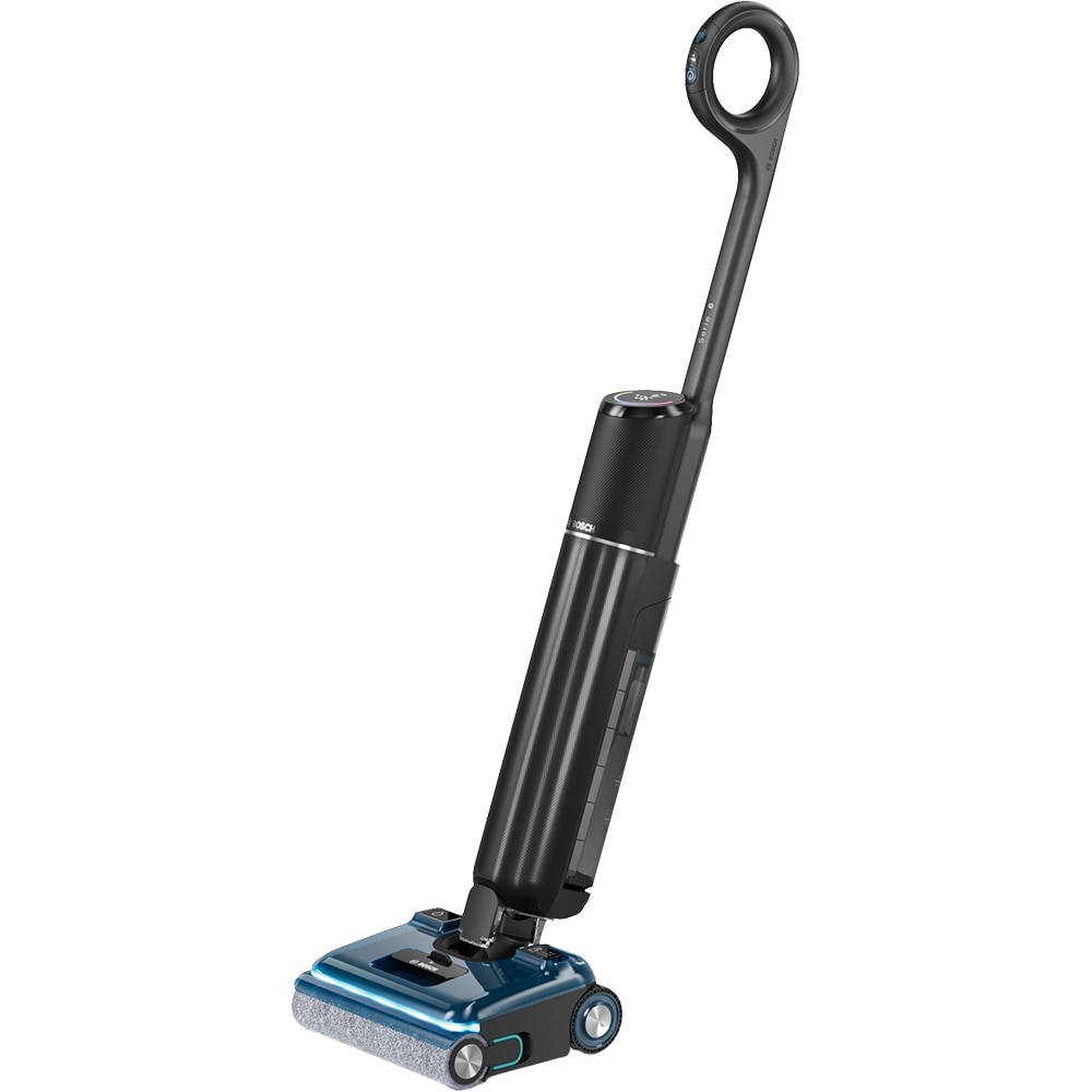 Aspirator vertical cu spalare BOSCH OneFlow Seria 6 BHF61BX, 0.72l, autonomie max 40 min, bleumarin-negru