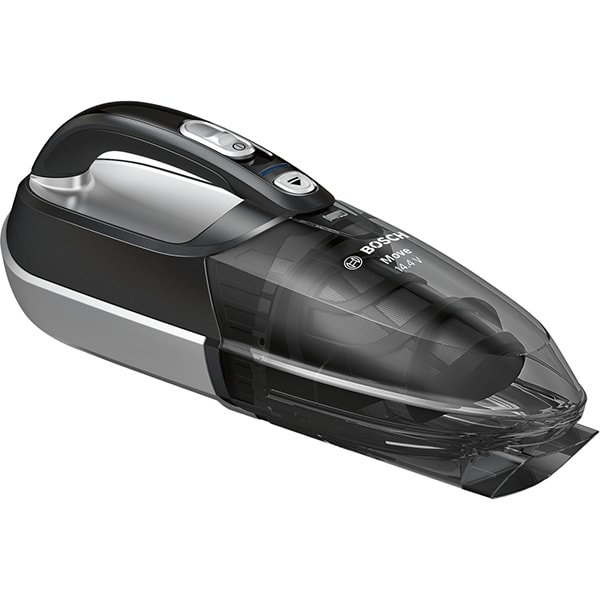 Aspirator de mana BOSCH BHN14090, 14.4V, autonomie max 12 min, High Airflow System, negru-argintiu 