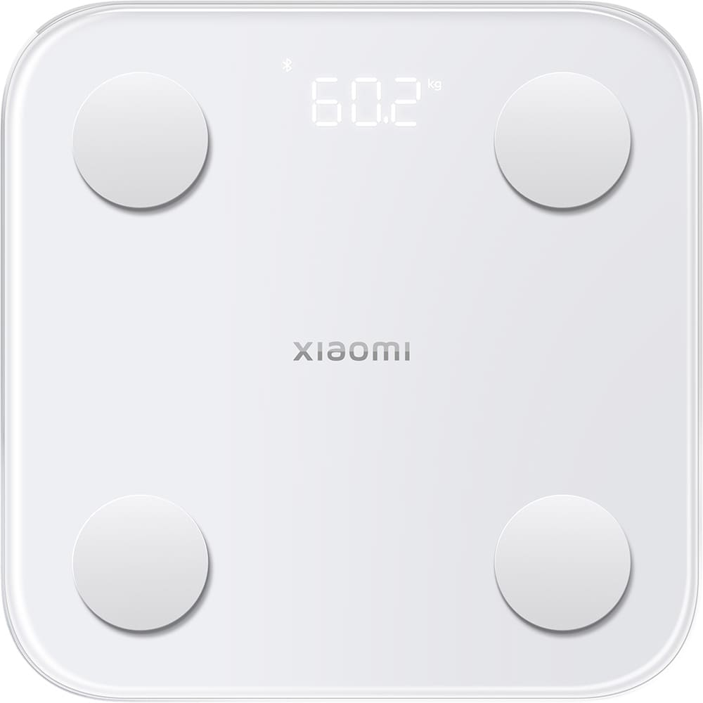 Cantar corporal XIAOMI Body Composition Scale 400, 150kg, Bluetooth, sticla, alb