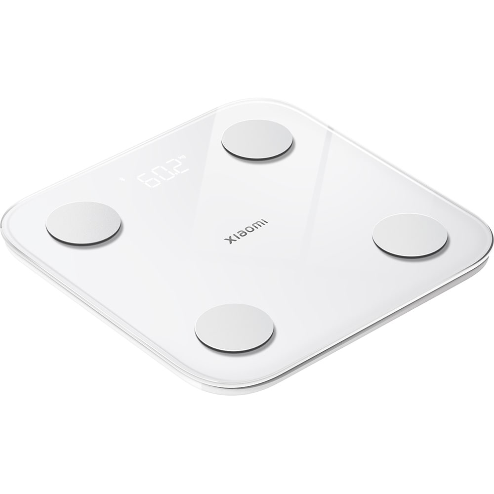 Cantar corporal XIAOMI Body Composition Scale 400, 150kg, Bluetooth, sticla, alb