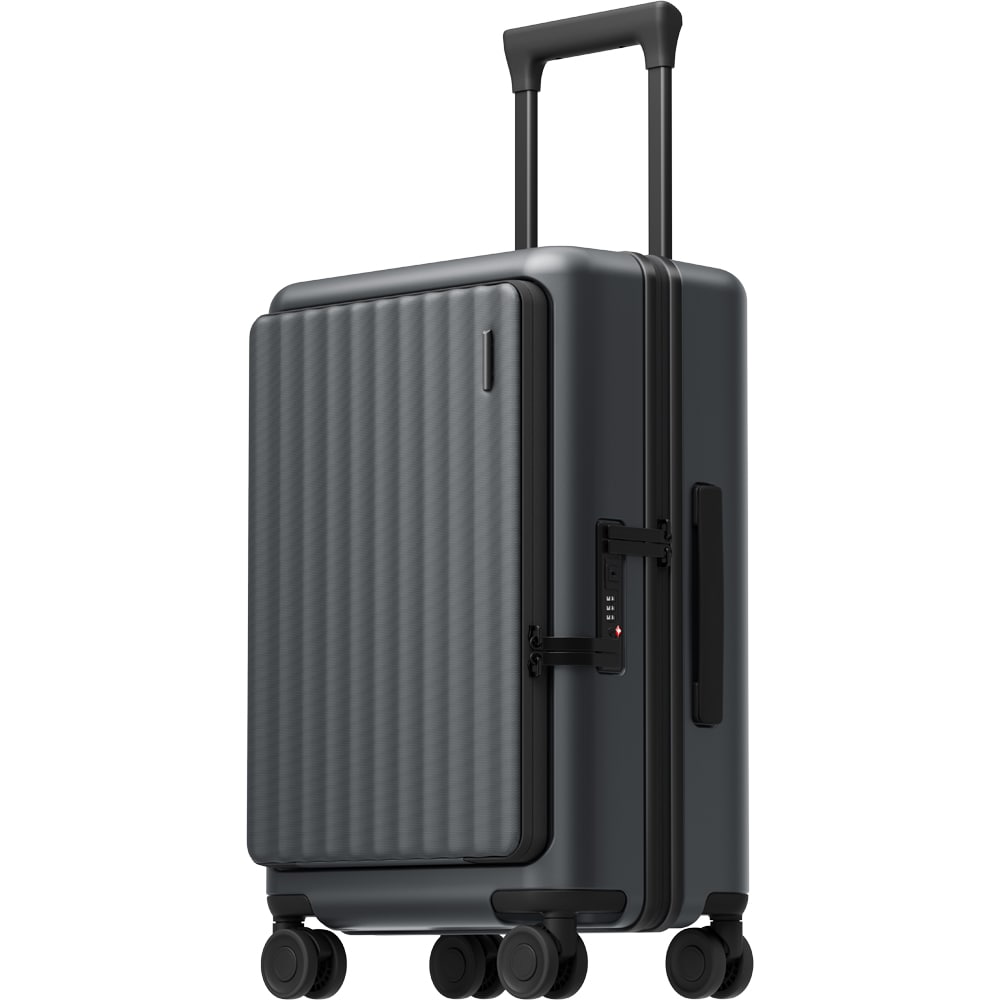 Troler XIAOMI Front Pocket Carry-on, 56.5 cm, negru