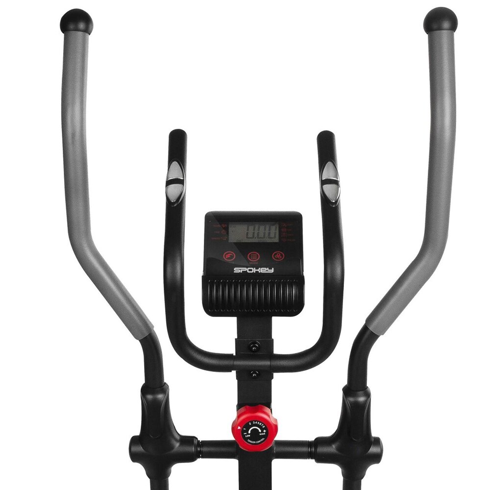 Bicicleta eliptica SPOKEY 928651, volanta 8 kg, greutate suportata 130 kg, negru