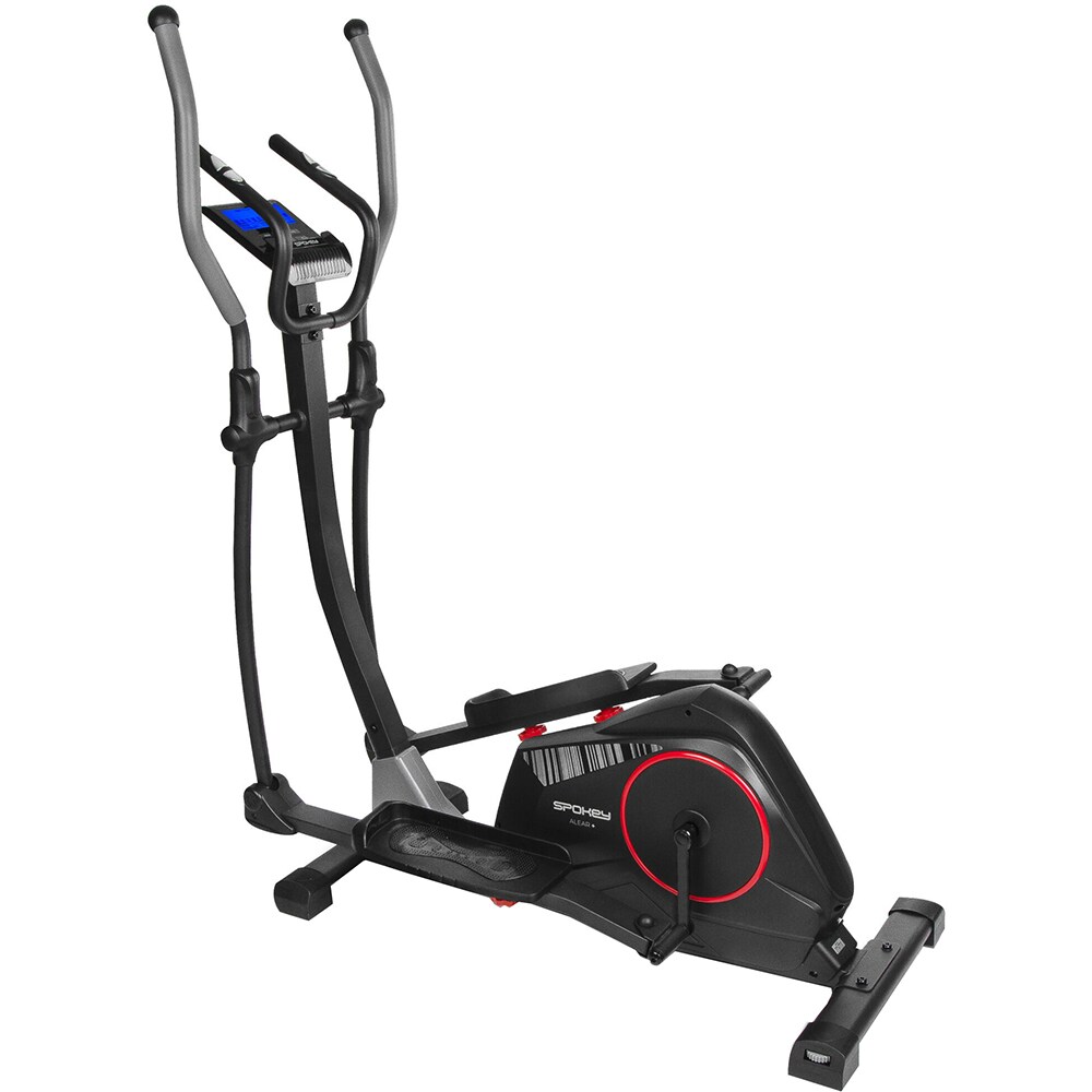 Bicicleta eliptica SPOKEY 928652, volanta 10 kg, greutate suportata 130 kg, negru