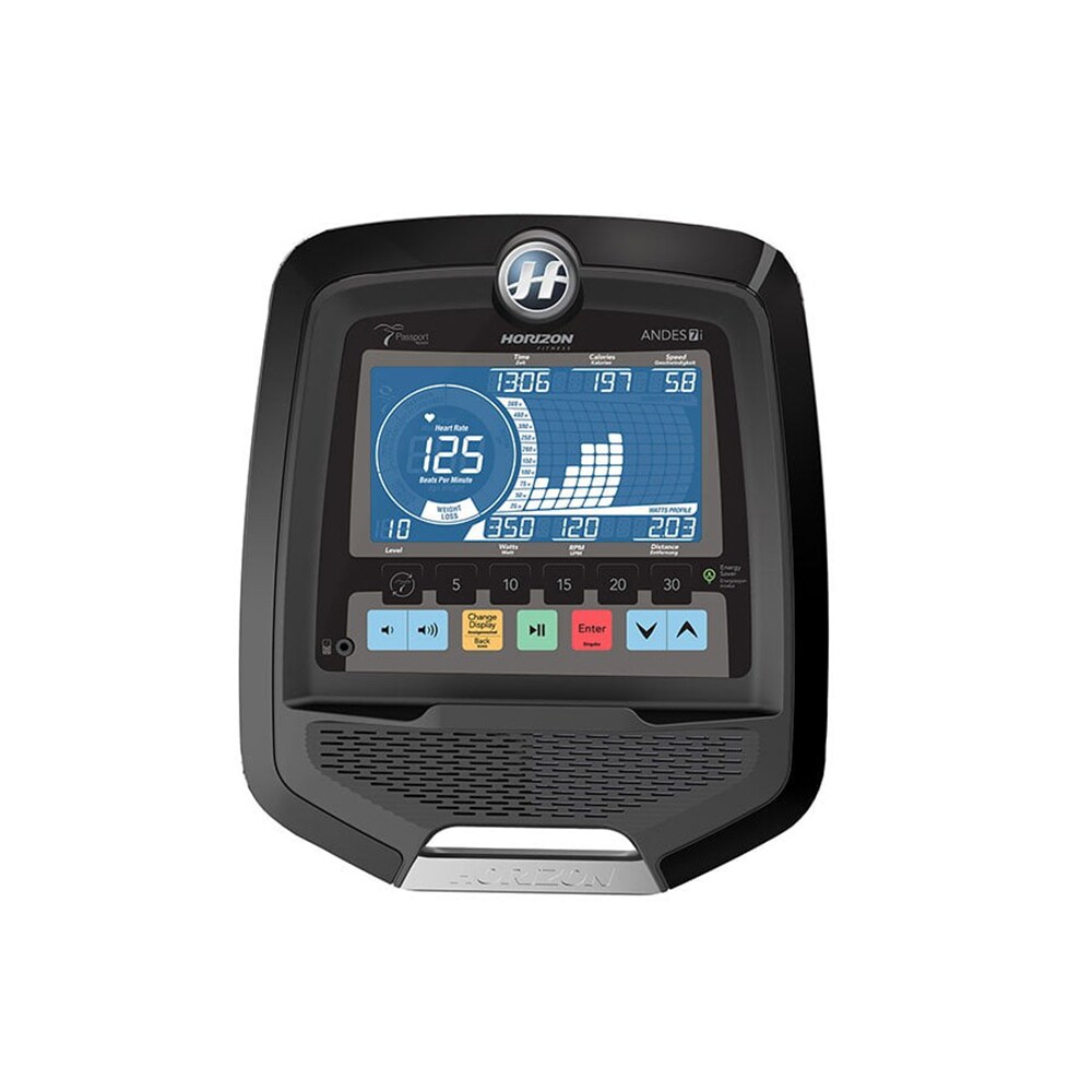 Bicicleta eliptica HORIZON Andes 7i, volanta 8.5kg, 30 trepte, greutate suportata 136kg