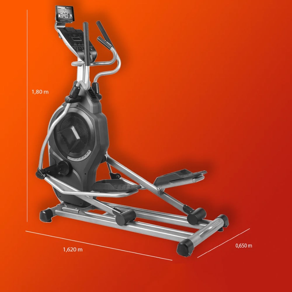 Bicicleta eliptica ATHLETIC 3000EP, volanta 8kg, greutate suportata 150kg, negru