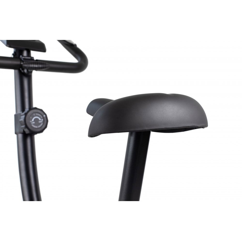 Bicicleta fitness TECHFIT B250N, volanta 4.5 kg, greutate suportata 110 kg, negru