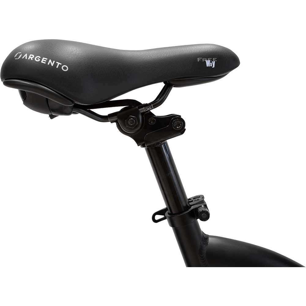 Bicicleta asistata electric ARGENTO E-MOBILITY Bi Max+ Fat eBike, roata 20", motor 250W, viteza max 25 Km/h, negru