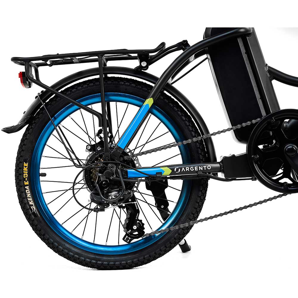 Bicicleta asistata electric ARGENTO E-MOBILITY Piuma, roata 20", motor 250W, viteza max 25 Km/h, negru