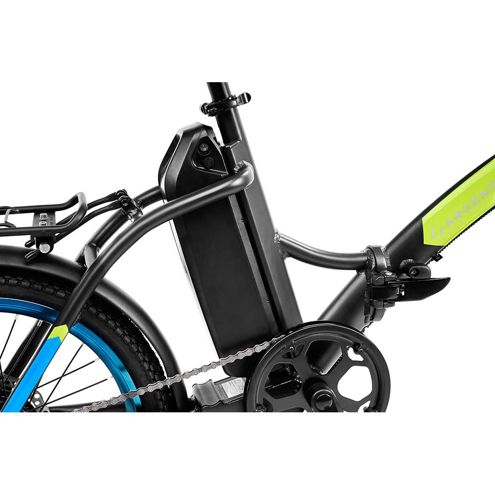 Bicicleta asistata electric ARGENTO E-MOBILITY Piuma, roata 20", motor 250W, viteza max 25 Km/h, negru