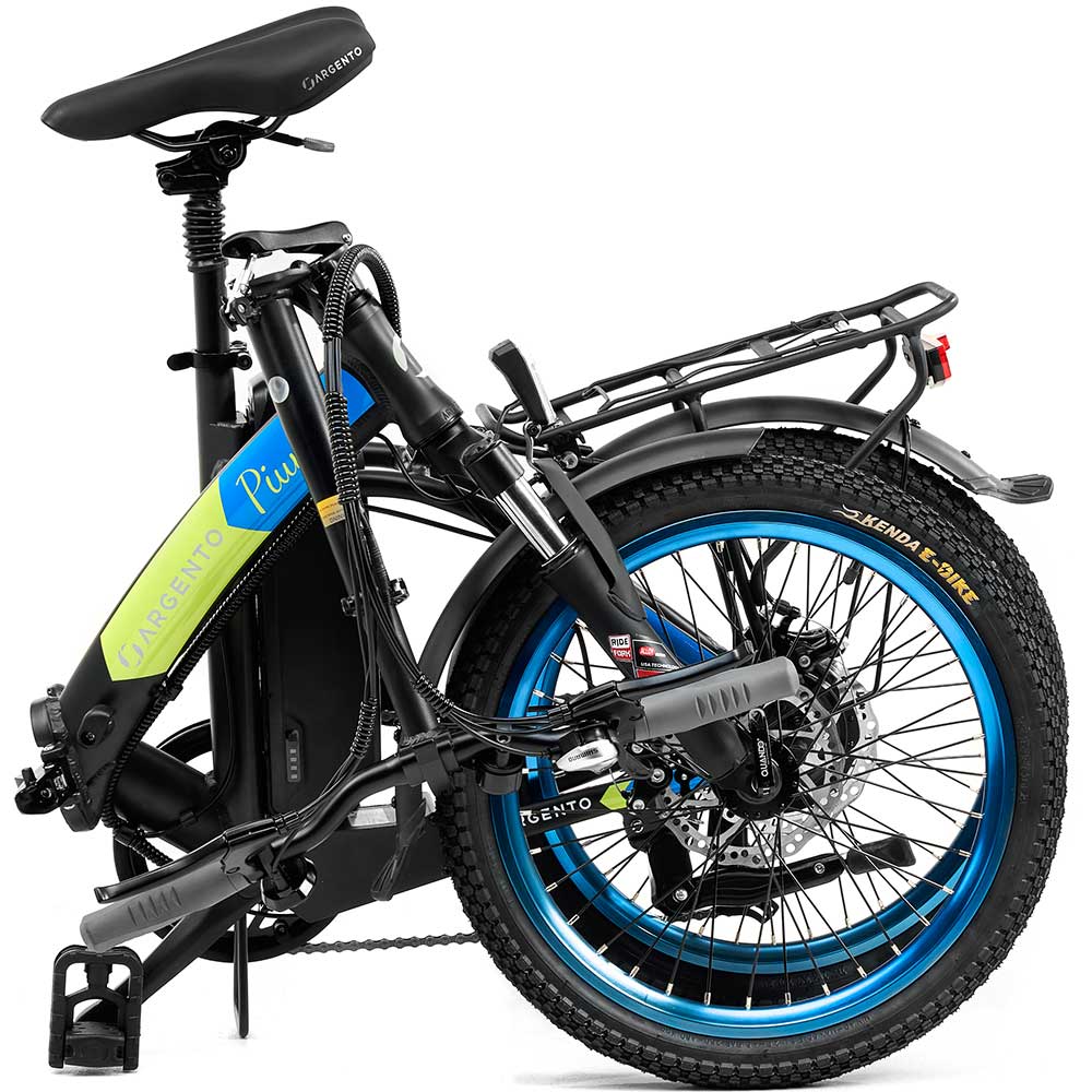 Bicicleta asistata electric ARGENTO E-MOBILITY Piuma, roata 20", motor 250W, viteza max 25 Km/h, negru