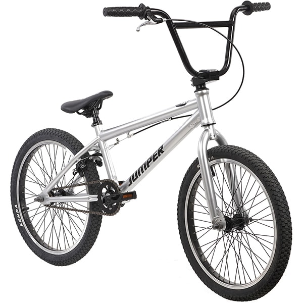 Bicicleta copii BMX DHS Jumper 2005, roata 20", frana V-brake, argintiu