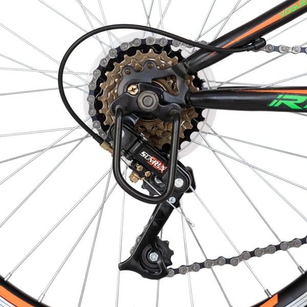 Bicicleta MTB-FS RICH R2649APN, 26", cadru otel, portocaliu-negru