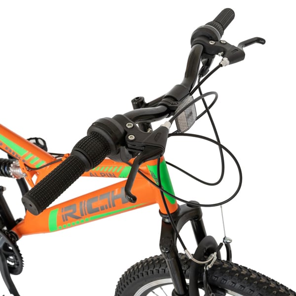 Bicicleta MTB-FS RICH R2649APN, 26", cadru otel, portocaliu-negru