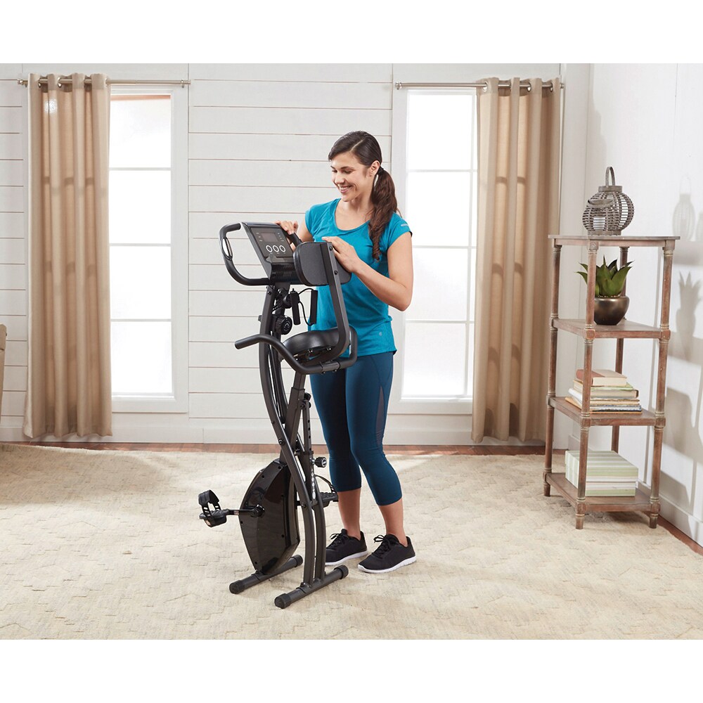 Bicicleta fitness MEDIASHOP Slim Cycle, 24 trepte, greutate suportata 136kg, negru