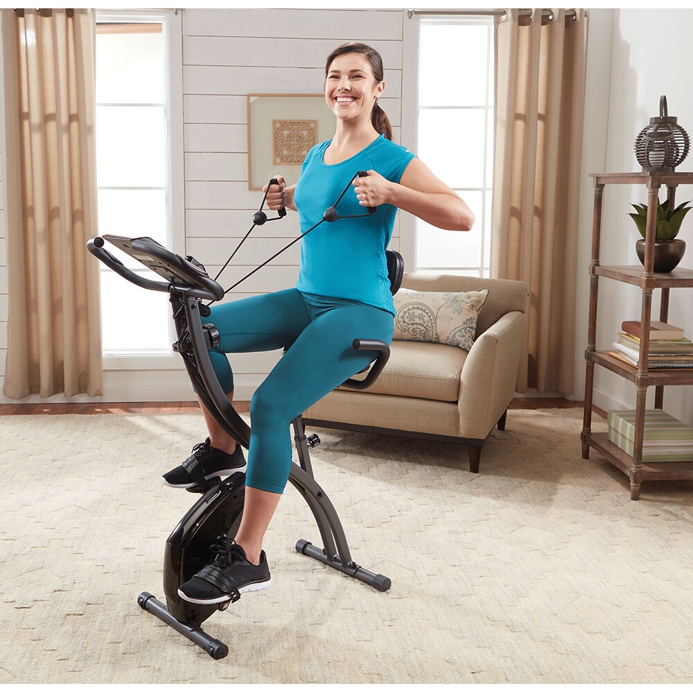 Bicicleta fitness MEDIASHOP Slim Cycle, 24 trepte, greutate suportata 136kg, negru