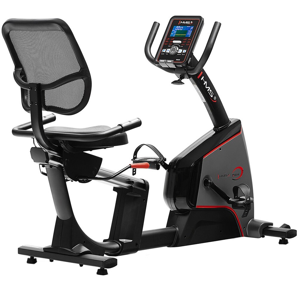 Bicicleta fitness magnetica HMS R5814-I, volanta 9kg, 19 trepte, greutate suportata 150kg