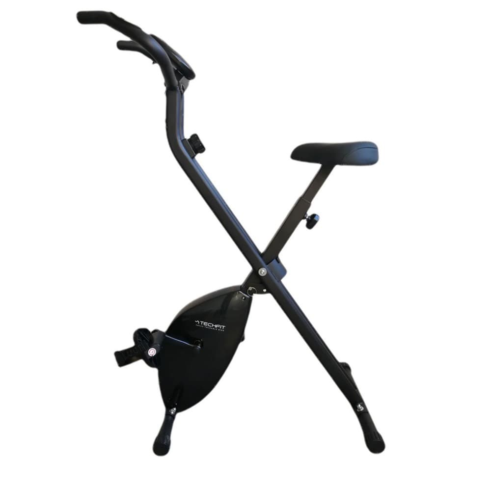 Bicicleta fitness TECHFIT XB200, 8 trepte, volanta 2.6kg, greutate suportata 120kg, negru