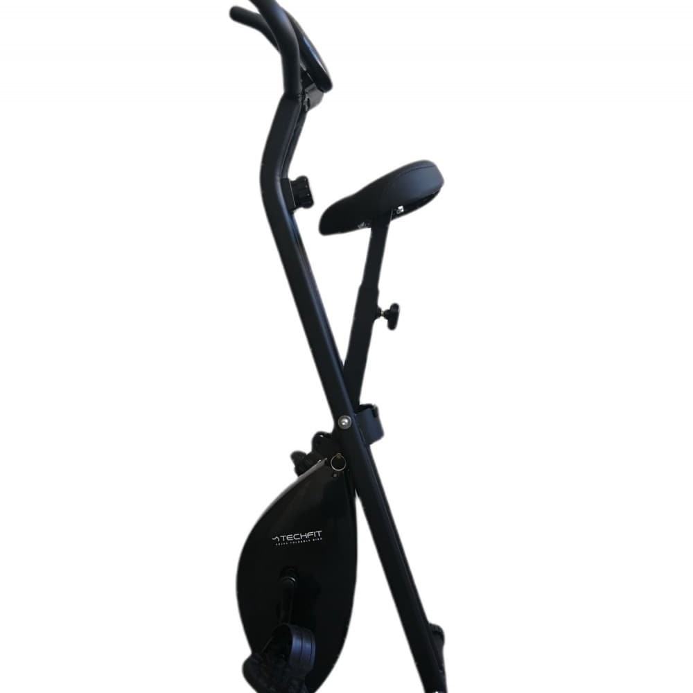Bicicleta fitness TECHFIT XB200, 8 trepte, volanta 2.6kg, greutate suportata 120kg, negru