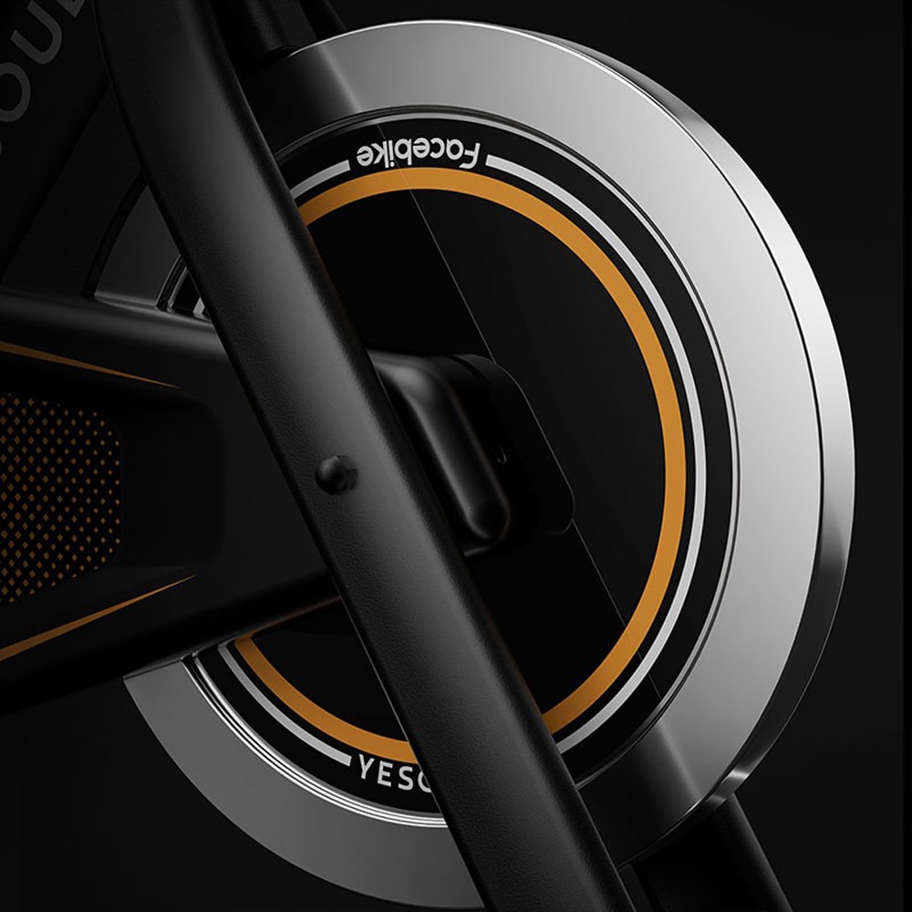 Bicicleta spinning YESOUL A1, volanta 6kg, greutate suportata 120kg, negru