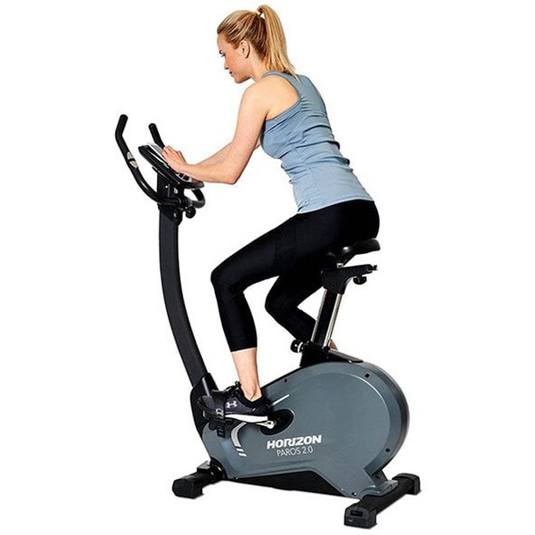 Bicicleta fitness Horizon Paros 2.0, volanta 7kg, 16 trepte, greutate suportata 136kg
