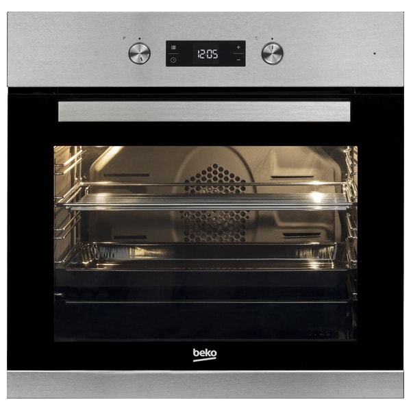 Cuptor incorporabil BEKO BIM22300XC, Electric, Autocuratare catalitica, 71 l, 8 functii, Clasa A, inox
