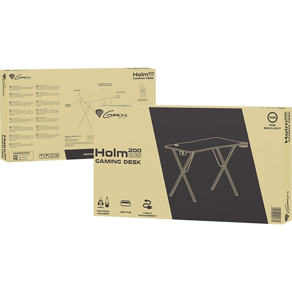 Birou gaming GENESIS Holm 200 RGB