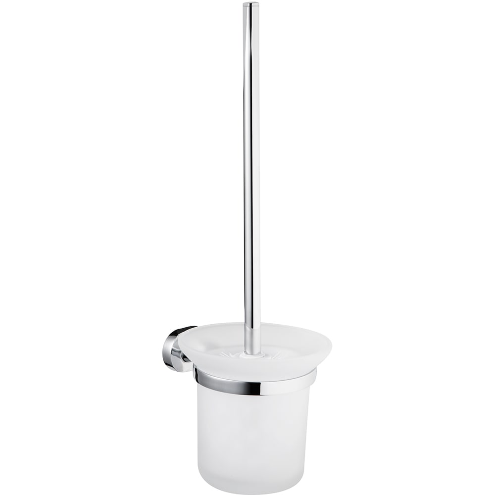 Set perie toaleta BISK Go 07027, crom