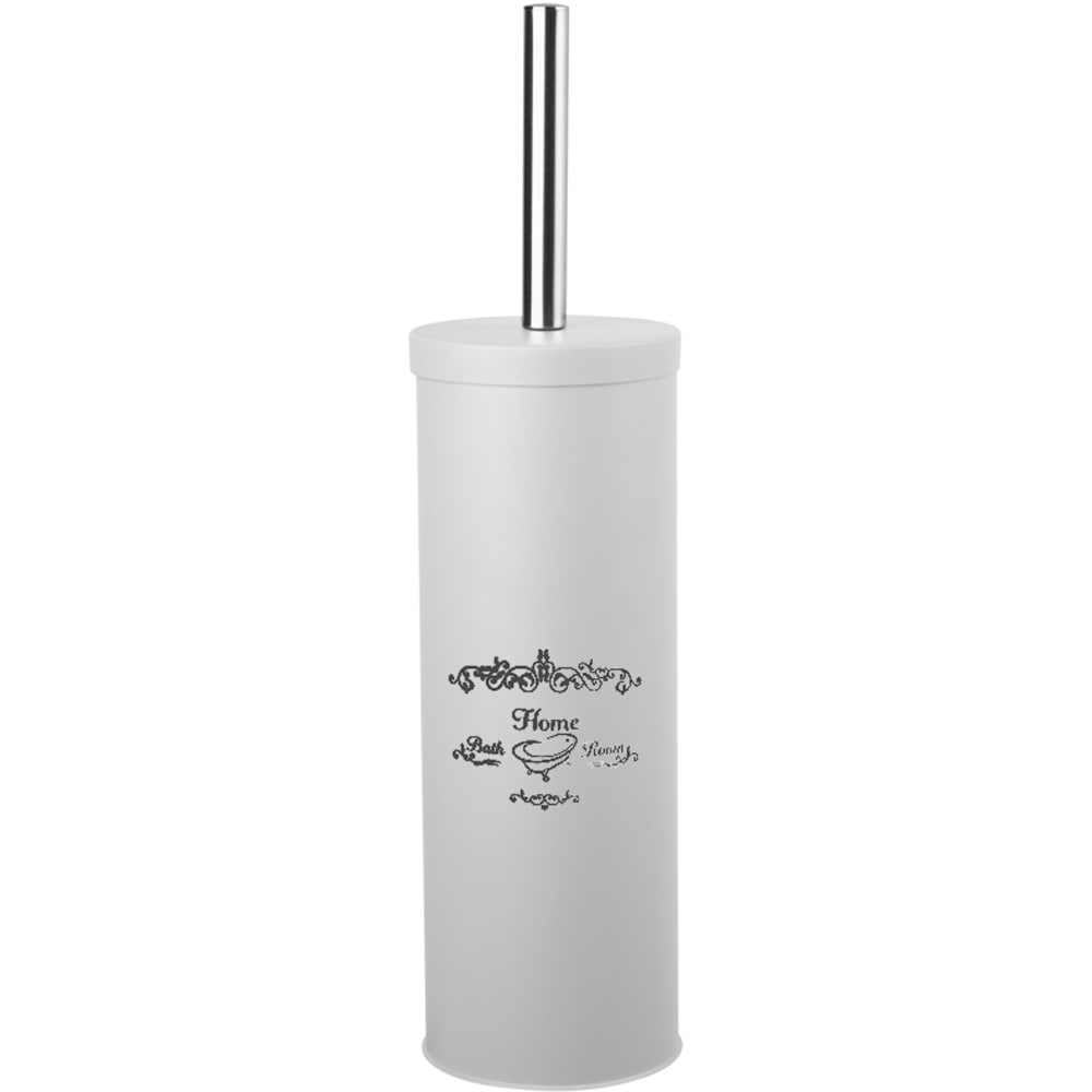 Set perie toaleta BISK Nicea 07506, alb