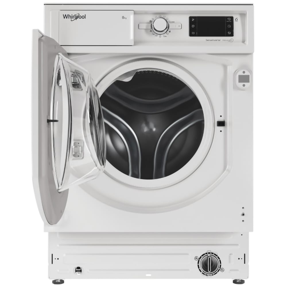 Masina de spalat rufe incorporabila WHIRLPOOL BI WMWG 81486E EU, 6th Sense, 8 kg, 1400rpm, Clasa A, alb