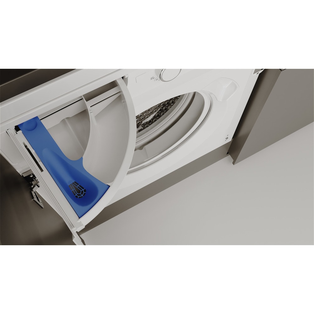 Masina de spalat rufe incorporabila WHIRLPOOL BI WMWG 81486E EU, 6th Sense, 8 kg, 1400rpm, Clasa A, alb