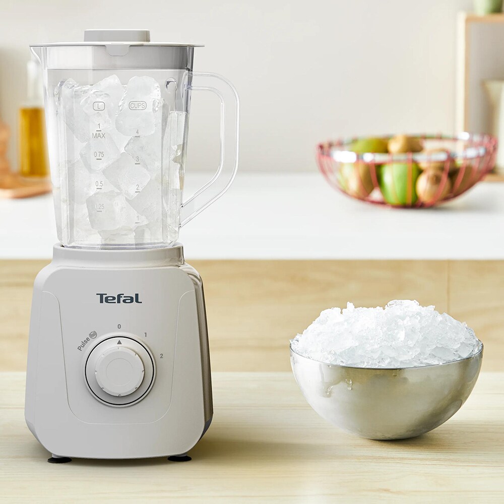 Blender TEFAL Blendforce Essential BL410BF0, 1l, 450W, 2 trepte viteza, gri