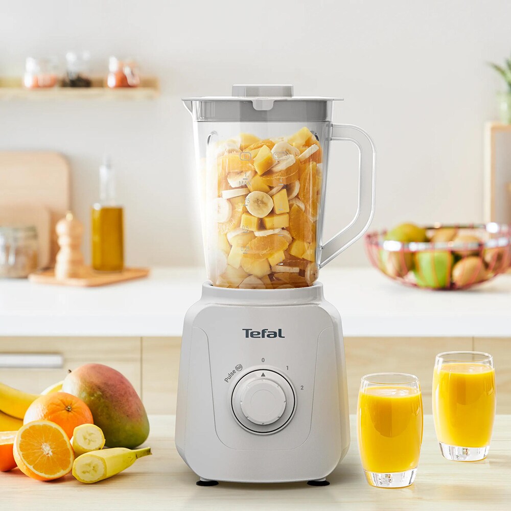 Blender TEFAL Blendforce Essential BL410BF0, 1l, 450W, 2 trepte viteza, gri