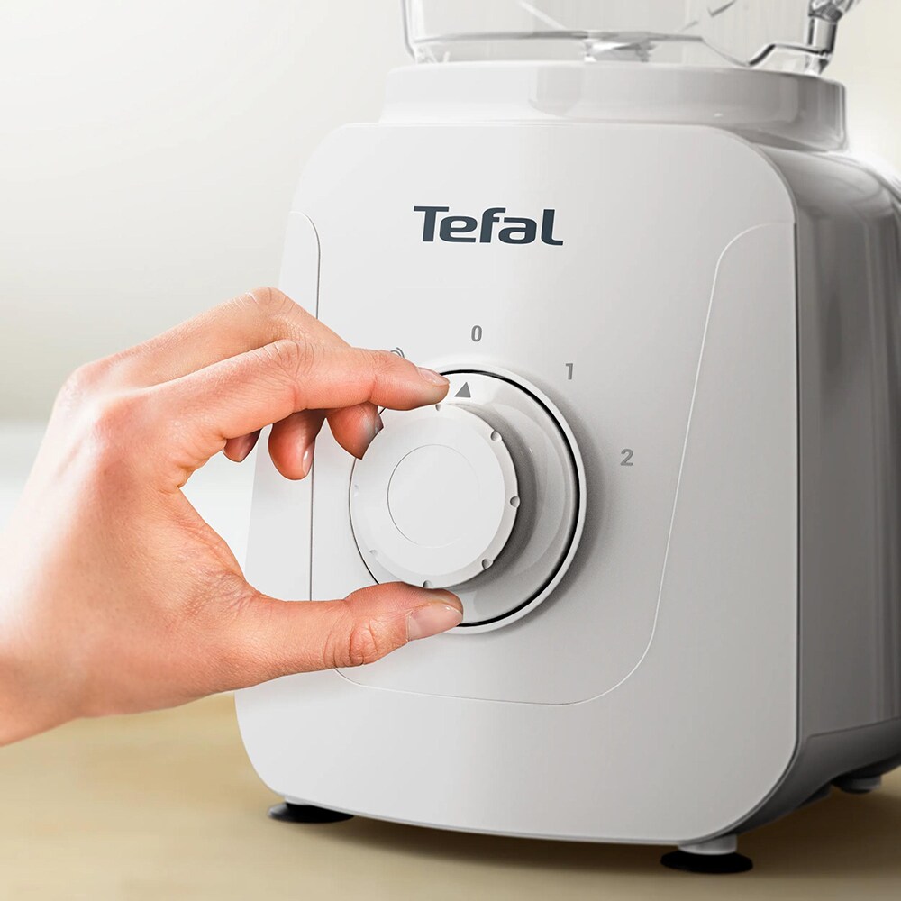 Blender TEFAL Blendforce Essential BL410BF0, 1l, 450W, 2 trepte viteza, gri