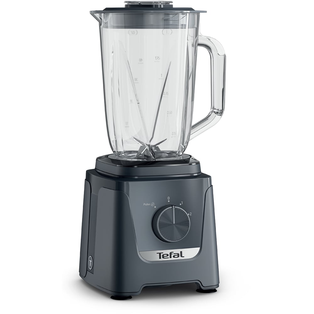 Blender TEFAL BlendForce BL585BF0, 1.25l, 600W, 2 trepte viteza, gri inchis